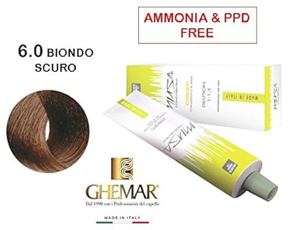Musa Color 60 Biondo Scuro Senza Ammoniaca E Para
