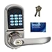 HAIFUAN Right Hand Electronic Keyless Code Door Lock,Unlock with Code,Mifare Card, and Mechanical Key