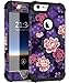 Hocase iPhone 6s Plus Case, iPhone 6 Plus Case, Heavy Duty Shockproof Protection Hard Plastic+Silicone Rubber Protective Case for iPhone 6 Plus/6s Plus w/ 5.5