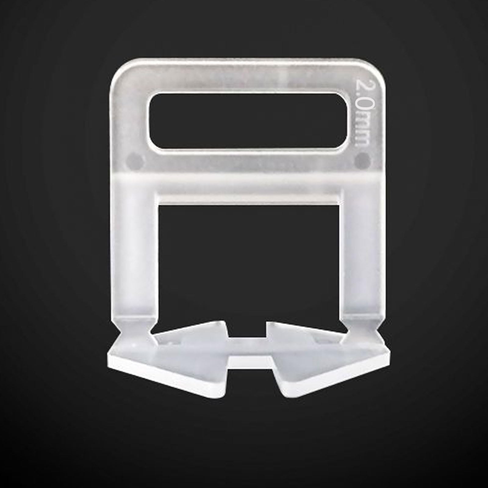 500 pc Tile Leveling System-Tile Levelling System Clips for Professional Ceramic Tile and Stone Installation,500PCS Tile Spacer Clips