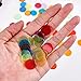 Shappy 120 Pieces Transparent Color Counters Counting Bingo Chips Plastic Markers Storage Bag