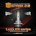 Stark Industries [Upgraded] Luxx ES Series - 80W All-in-One 360 degrees Kit - Cool White 6000K 6K - High Beam - 9,000 lm - 9005/HB3
