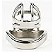 YiFeng Stainless Steel Male Chastity Cage Device Belt Restraint Men Bondage Fetish ZCS146 (45mm Ring)
