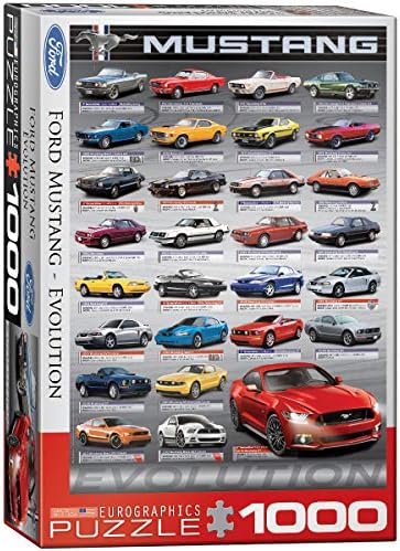 Eurographics Ford Mustang Evolution Jigsaw Puzzle (1000Piece)