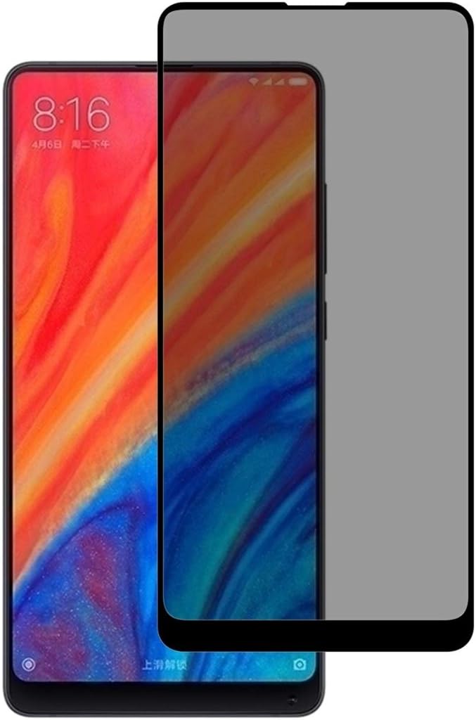 HAIJUN Phone Screen Film Full Cover Anti-spy Tempered Glass Film for Xiaomi MI Mix 2S Anti-Scratch Tempered Glass