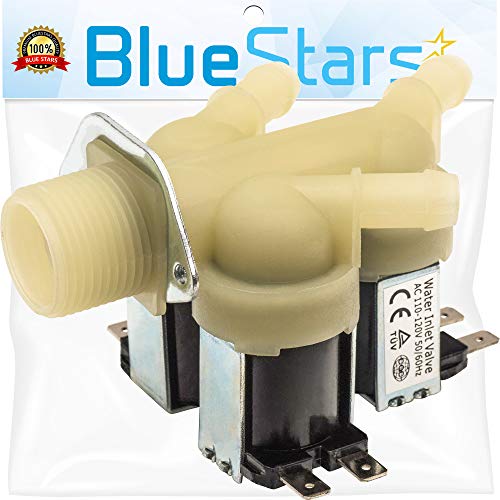 Ultra Durable 5221ER1003A Cold Water Inlet Valve Replacement Part by Blue Stars – Exact Fit For LG Washers - Replaces 5220FR2075L 5221ER1003C