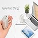 DYTesa Apple Pencil Charger,Charger Docking, Charging Stand Built-In USB Charging Cable Silver