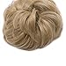 Scrunchy Updo Hair Bun Clip Messy Donut Chignons Synthetic Wavy Straight Hairpiece Hair Extension (ash blonde-thicker, 1PC)thumb 4