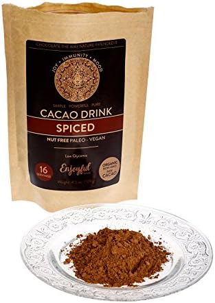 Spiced Adaptogenic Hot Chocolate (Sugar Free) (Organic) (Raw) (Paleo) (Vegan) (Delicious)