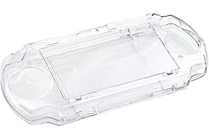 PSP Protective Shell, Protective Transparent Hard Case Universal Game Console Crystal Protective Cover Shell for PSP 2000 300