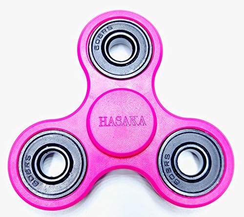 6 Colors New Tri-Spinner Fidget Toy Plastic EDC Hand Spinner For Autism and ADHD Rotation Time Long Anti Stress Toys (Purple)