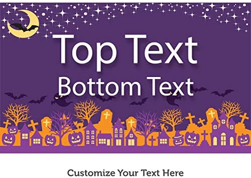 Amazon Com Half Price Banners Custom Halloween Bat Vinyl