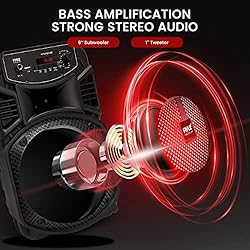 Pyle Portable Bluetooth PA Speaker System-300W