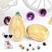 TSLIKANDO Wooden Shaker Eggs 4Pcs Musical Egg Shakers Maracas Rattles for Kids Babies