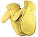 NORTH STAR Men's Tan Deerskin Chopper Mitten (Unlined) 025T (S)