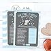 Hadley Designs Hilarious Baby Shower Games for Boys – 25 the Price is Right Baby Shower Game Cards for 25 Guests, USA-Made (Blue Elephant)