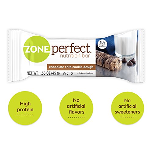 	ZonePerfect Nutrition Snack Bars, Chocolate Chip Cookie Dough, 1.58 oz, (30 Count)