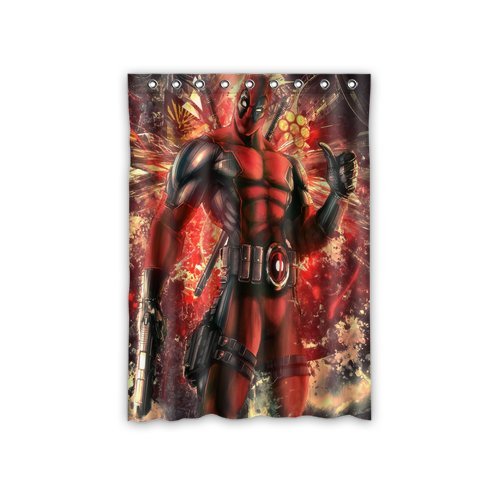 Scottshop Custom Deadpool Window Curtain Thermal Insulated Blackout Window Curtains Drapery/Panels/Treatment Polyester Fabric 52" x 72" Inch