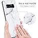 TORRAS Galaxy Note 8 Case, Note 8 Marble Case, Slim Fit Soft Flexible TPU Glossy Marble Design Case Cover for Samsung Galaxy Note 8(2017), White Black