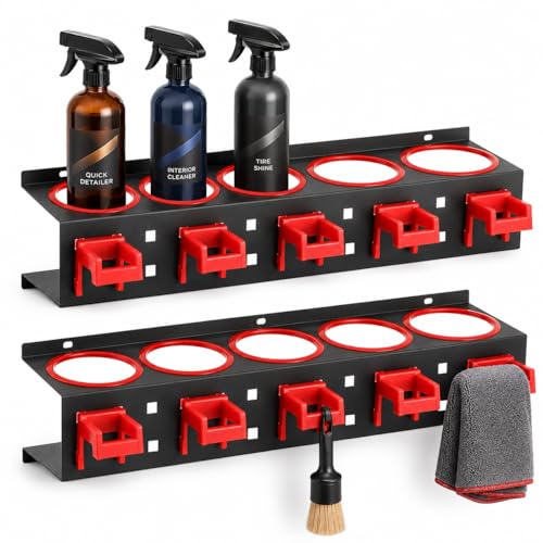 Wownnic Spray Bottle Holder Wall Mount Metal