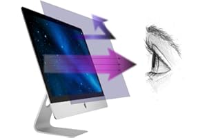 Anti Blue Light Screen Protector Compatible with 27 inch Apple iMac come with 2 Pack, Filter out Blue Light and relieve compu
