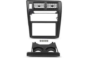 LQI Radio Bezel Dashboard Cover Trim, Compatible with Toyota Tacoma 1995 1996 1997, Black