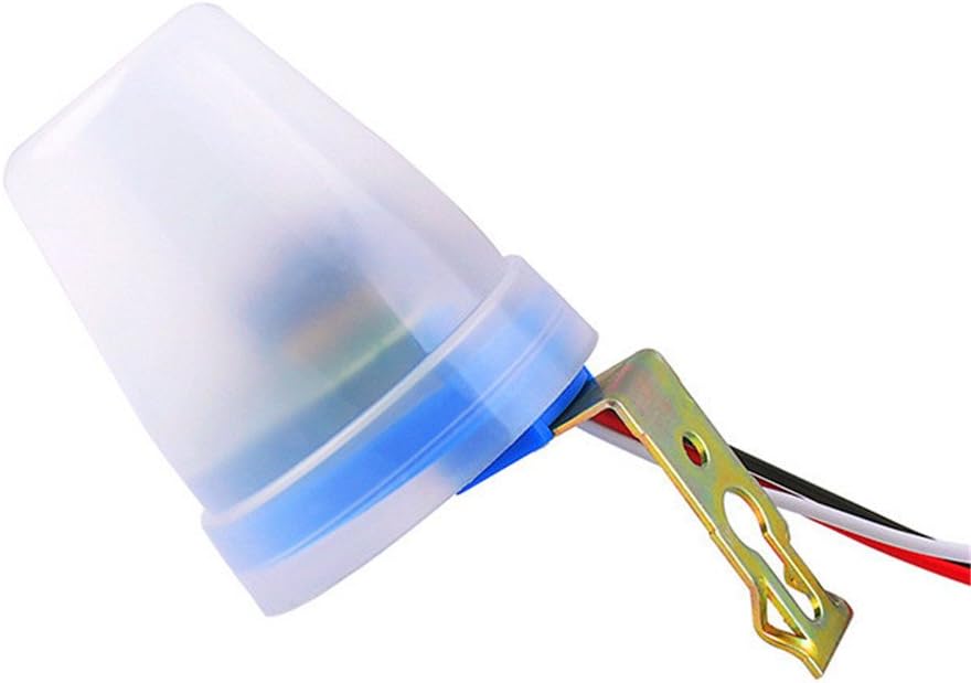 Light Sensor Switch,Sensky 12v Waterproof Outdoor Auto on Off Sensor Switch with Street Automation Control Function, Light Sensitivity Adjustable