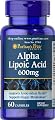 Puritan's Pride 2 Pack of Alpha Lipoic Acid 600 mg Puritan's Pride Alpha Lipoic Acid 600 mg-60 Capsules