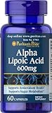 Puritan's Pride Alpha Lipoic Acid 600 mg-60 Capsules