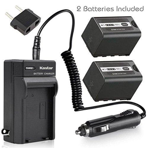 Kastar Battery 2 Pack + Charger for Panasonic VW-VBD29 VW-VBD58 VW-VBD78 & AG-3DA1 AG-AC8 AG-DVC30 AG-HPX171 AG-HPX250 AG-HPX255 AG-HVX201 AJ-PCS060 AJ-PX270 AJ-PX298 HC-MDH2 HC-X1000 HDC-Z10000 HC-X1