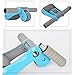 IFLYING No Noise AB Abdominal Exercise Wheel Detachable Devices for Body Fitness Strength Training Roller (Blue)
