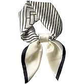 JERLA 100% Pure Mulberry Silk Square Scarf for Hair-27''x27'' Women Men Natural Silk Neckerchief Headscarf