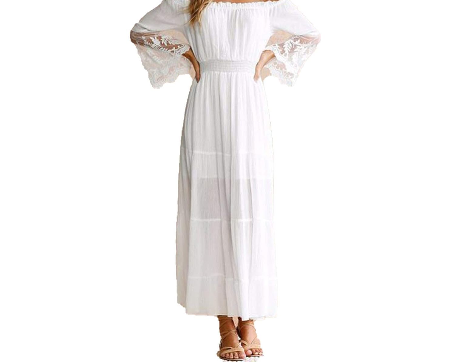 amazon white beach dresses