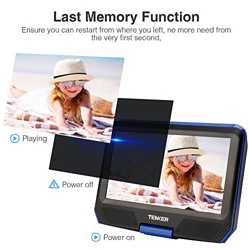 2 TENKER+Portable+Player+Rechargeable+Battery