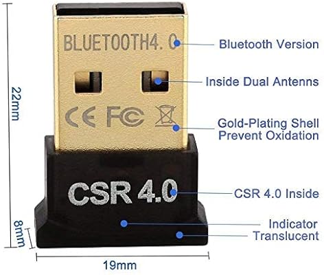 محول بلوتوث يو اس بي Csr 4 4 Dongle Micro Bluetooth استقبال مرسل