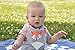 Tickles & Wiggles Organic Cotton Bandana Baby Bibs for Teething, Drool, Food - Shower Registry Gifts for Infants, BPA Free Silicone Teether, Adjustable Nickel-Free Snaps, Pacifier Tether (4 Pack Pink)