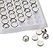 WindMax 100 Pieces LR44 A76 L1154 AG13 357 SR44 G13 1.5V Alkaline Coin Button Cell Battery
