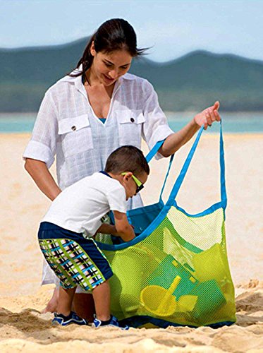 image for SupMLC Mesh Beach Bag Extra Large Beach Bags and Totes Tote Backpack T
