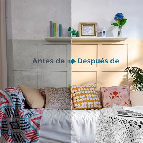 Tilswall Pistola Pintura Eléctrica Ultraligera con Cable Depósito 600ml, 2 Boquillas & 3 Patrones de Pulverizado, Fácil de Limpiar, Pistola para Pintar Paredes y Techos, Máquina Pintar Paredes