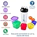 Efficient Nutrition, 7 Piece, Portion Control Containers Kit and Protein Shaker Cup with Complete Guide, 21 Day Planner, Recipe E-book, BPA Free, Color Coded Meal Prep System for Diet and Weight Loss