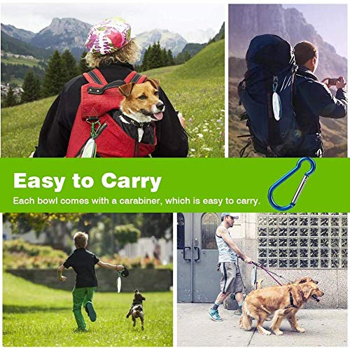 Opvouwbare Hond Kom Met Deksel/Lekvrije Bpa-Gratis Wasbaar Draagbare Water Kom/Voor Pet Cat voedsel Water Voeden/Met… - Afbeelding 6