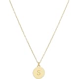 Gold-Tone Alphabet Pendant Necklace, 18 
