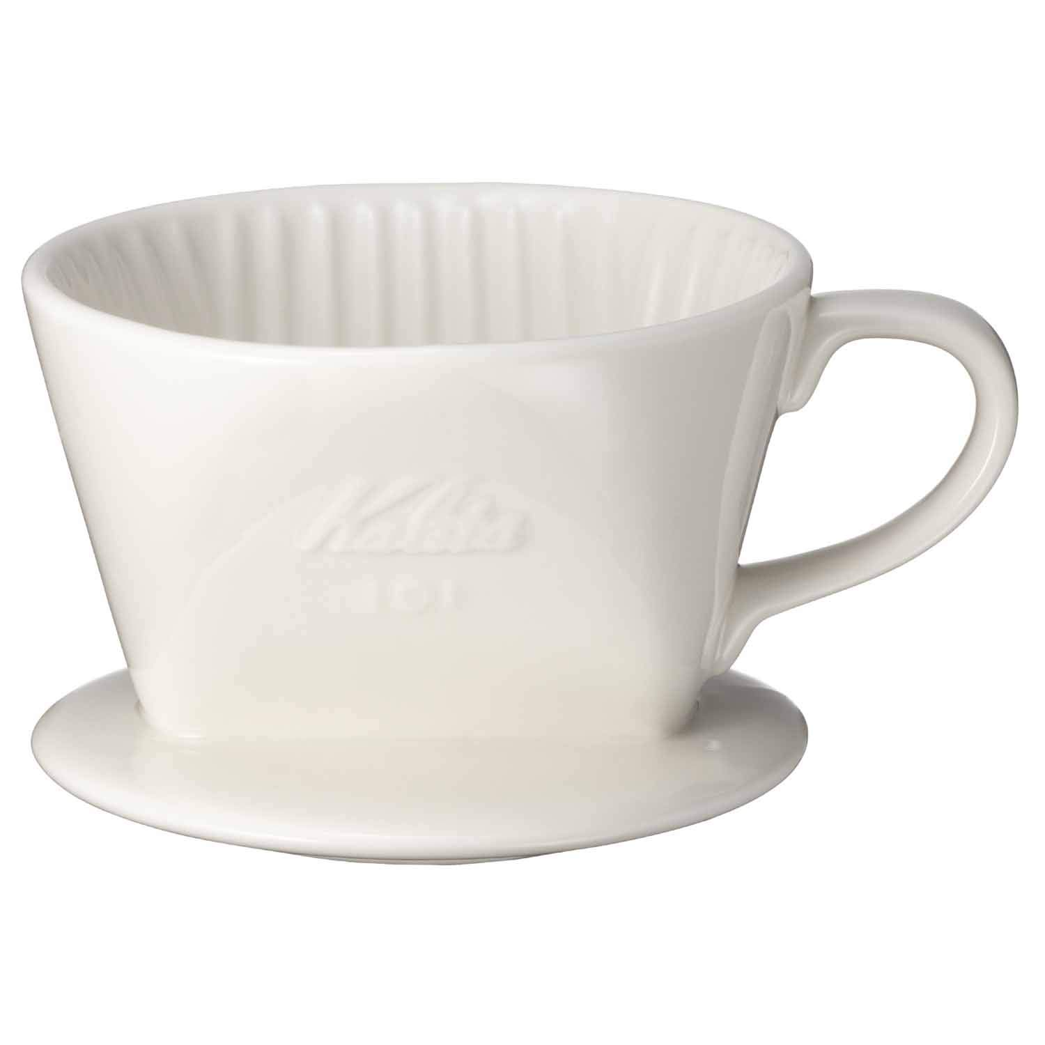 Kalita Ceramic Coffee Dripper 101 Lotto White #01001