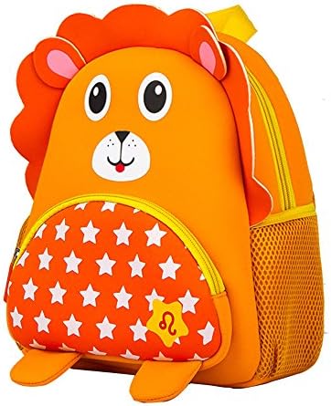 Kids Baby Girls Boys Cartoon Constellation Quilted Chain Backpack School Shoulder Bags Coffee