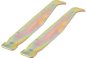 2 Pack Guide Bar Rail Groove Cleaner Tool for Chainsaw, Carbon Steel Bar Groove Scraper with Zinc Plated Finish, Chainsaw Gui