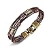 #RankBoosterReview #sponsered #Leather Wrist,UHIBROS Mens Vintage Band Brown Rope Bracelet Bangle 8.5 Inch
