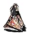 AvaCostume Womens Flower Printing Lace Edge Kimono Stlye Lolita Dress, Black XL