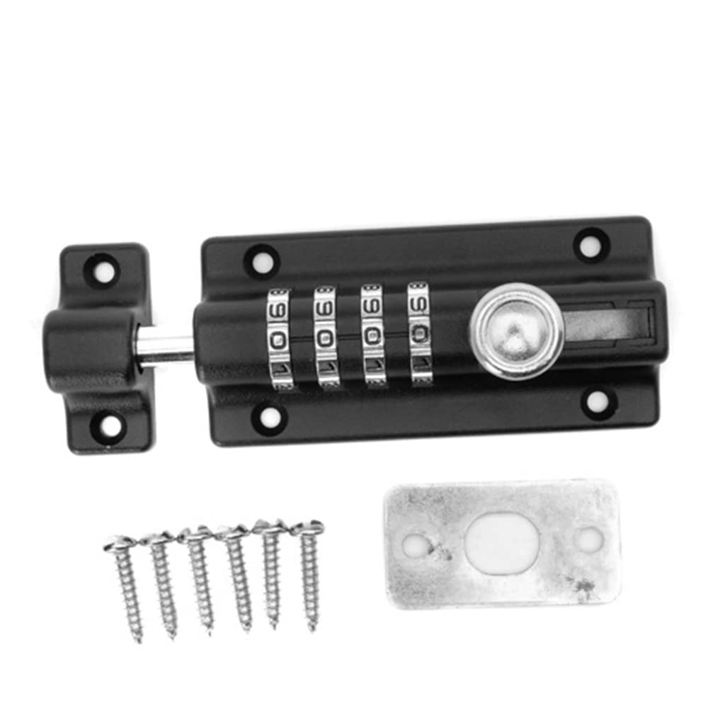 CENPEK Combi Bolt Door Lock - 4 Wheel Combination Locking Bolt - Weatherproof Die Cast Body - Tamper Proof Slide Bolt - High Security Gate Lock for Home and Garages