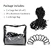 GROWNEER 4'x6' Bungee Cargo Net Heavy Duty Truck Bed Net Stretches to 8'x12'' Bungee Cord Tie-Down Net for Rooftop Cargo Carrier with 20 Hooks Small 5