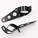 XKH- Motor Side Mount Headlight Clamp Brackets Compatible with Motorcycle? 34-46mm Fork Tubes Universal [B00YB46S1G]